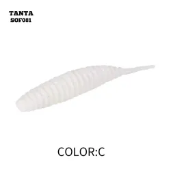 Silikoonist sööt AsaTsuri Tanta White Pearl, pikkus 2,5 cm, 20 tk.