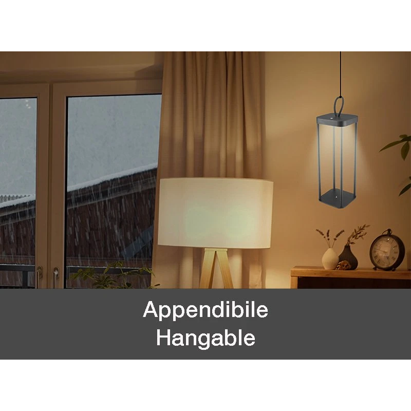 Beper P207ILI100 Rechargeable Lantern Black