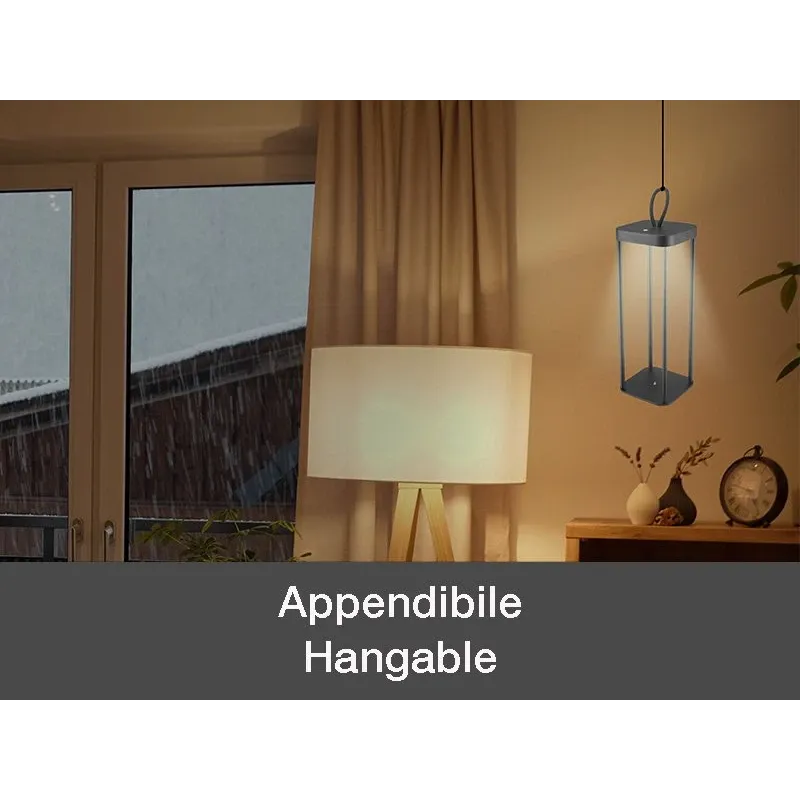 Beper P207ILI100 Rechargeable Lantern Black