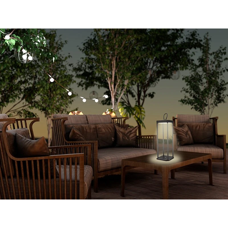 Beper P207ILI100 Rechargeable Lantern Black