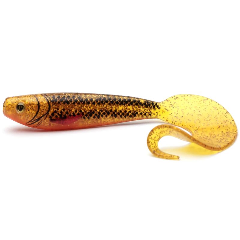 Silikona māneklis Fox Rage Pro Grub - UV Goldie 8 cm
