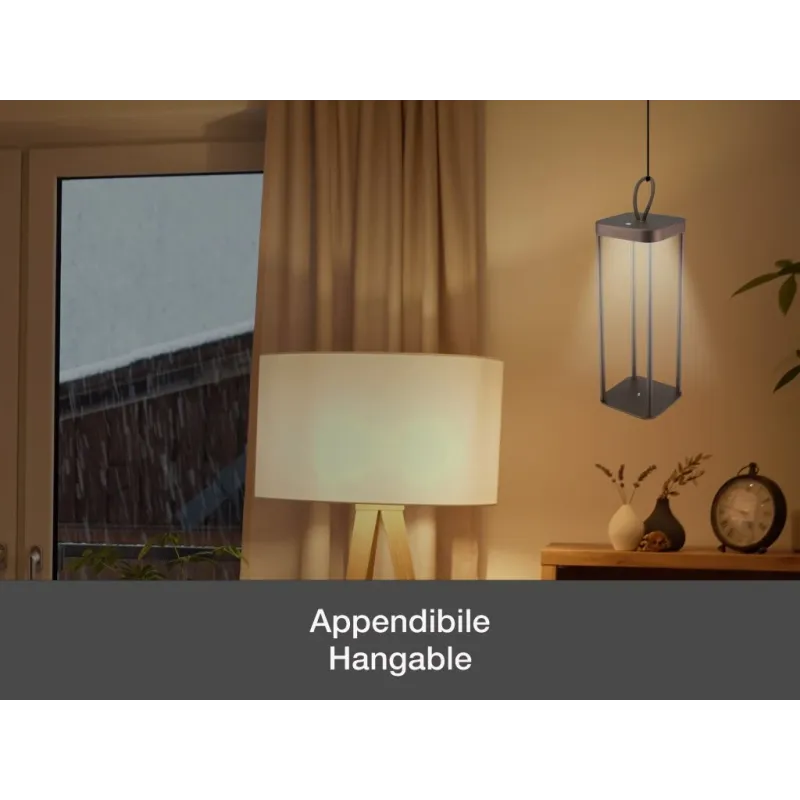 Beper P207ILI102 Rechargeable Lantern Corten