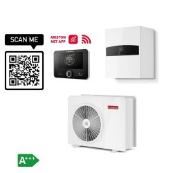 Air-water heat pump Ariston NIMBUS PLUS 80 S NET R32 with Wi-Fi, 11.74 kW