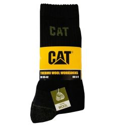 Zeķes vilnas vīr.cat zcm0470 melnas 2pr