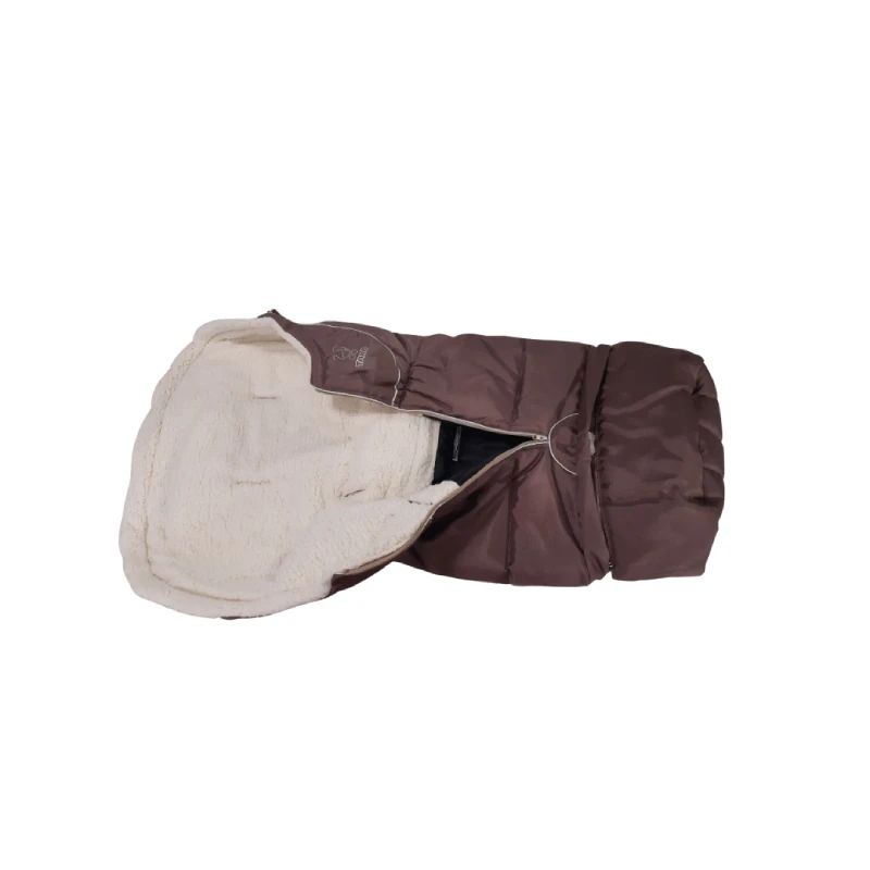 Bērnu aploksnes guļammaiss ar jēra kažokādu TAKO brūns