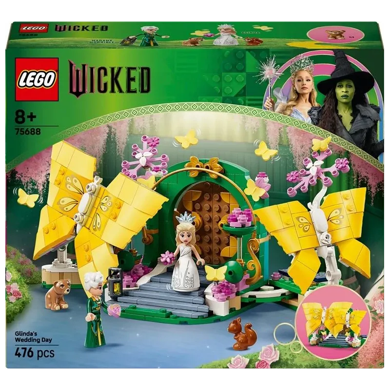 Konstruktors LEGO Wicked Glinda's Wedding Day 75688, 476 gab.