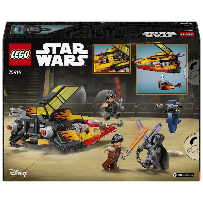 Конструктор LEGO Star Wars Снежный спидер „Огонь Силы“ 75414, 349 шт.