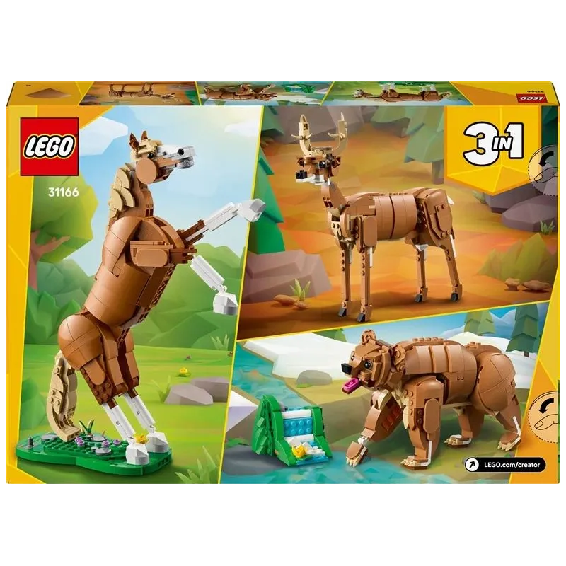 Konstruktors LEGO Creator 3in1 Beautiful Horse 31166