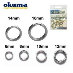 OKUMA Split Saltwater 14mm guides. 32kg.