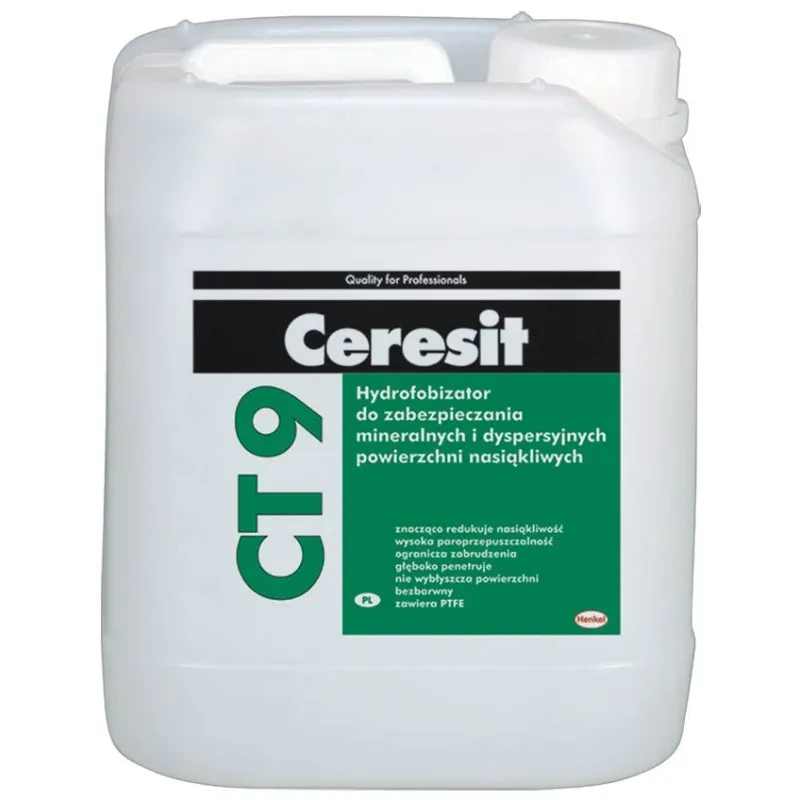 Impregnēšanas līdzeklis ceresit ct9 hidrofobizators 10l