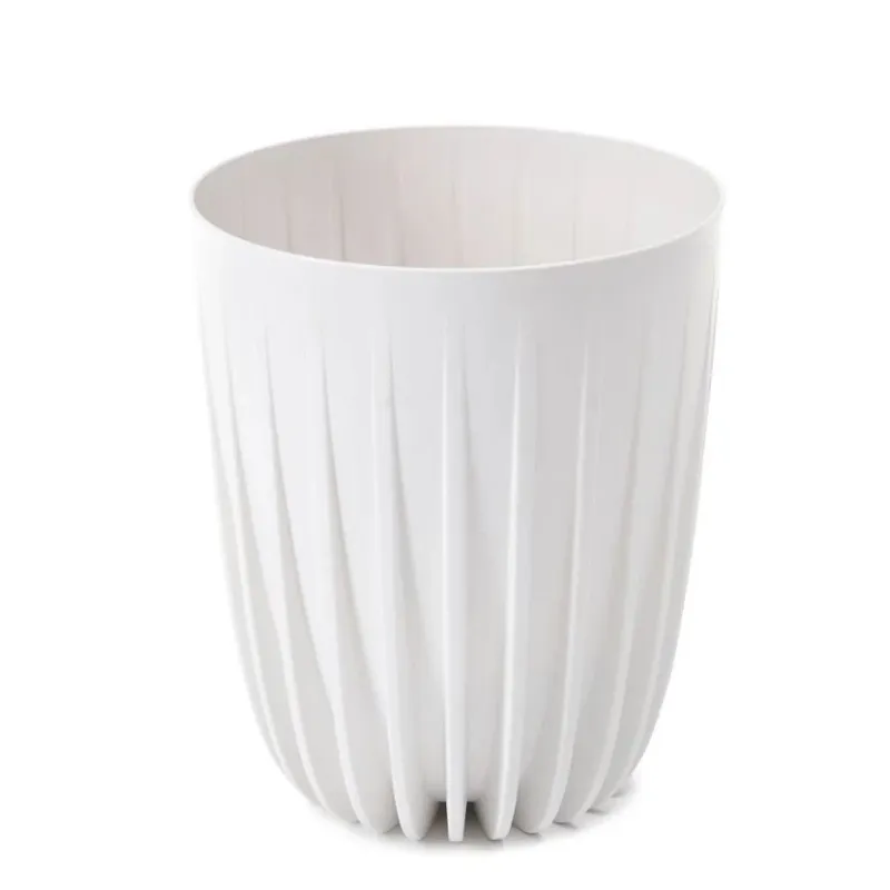 Puķu pods Lamela Mira 907-05, plastmasa, balta