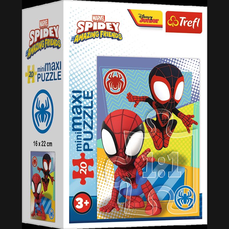 TREFL SPIDER-MAN Mini Maxi puzle Spidey, 20 gab.