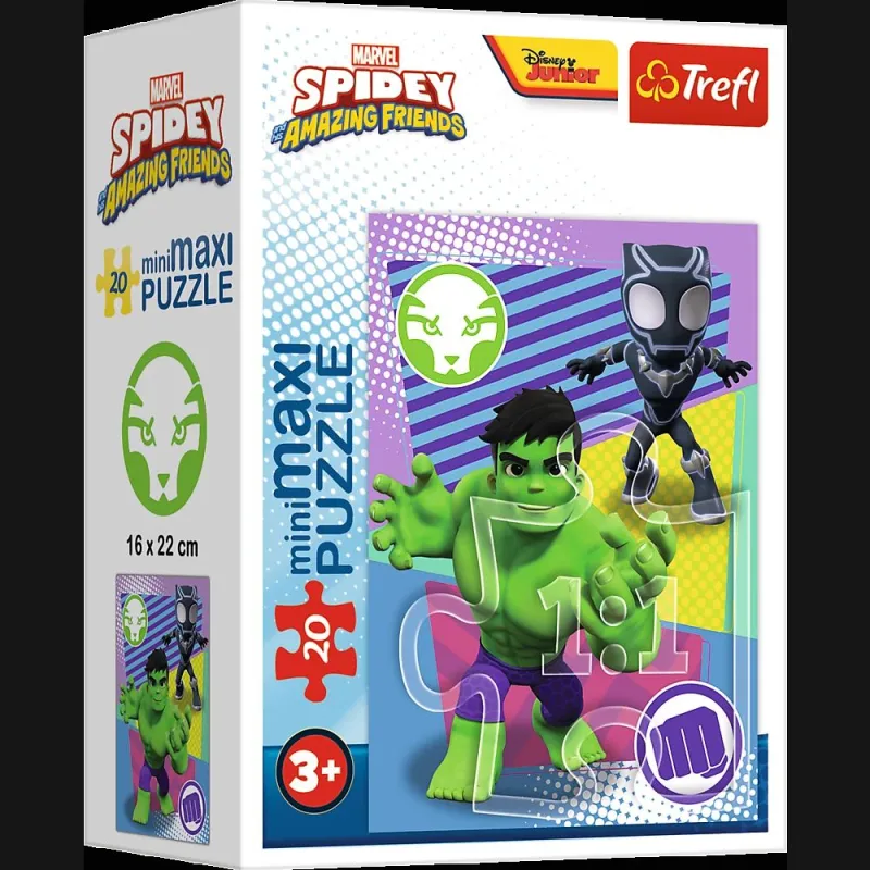 TREFL SPIDER-MAN Mini Maxi puzle Spidey, 20 gab.