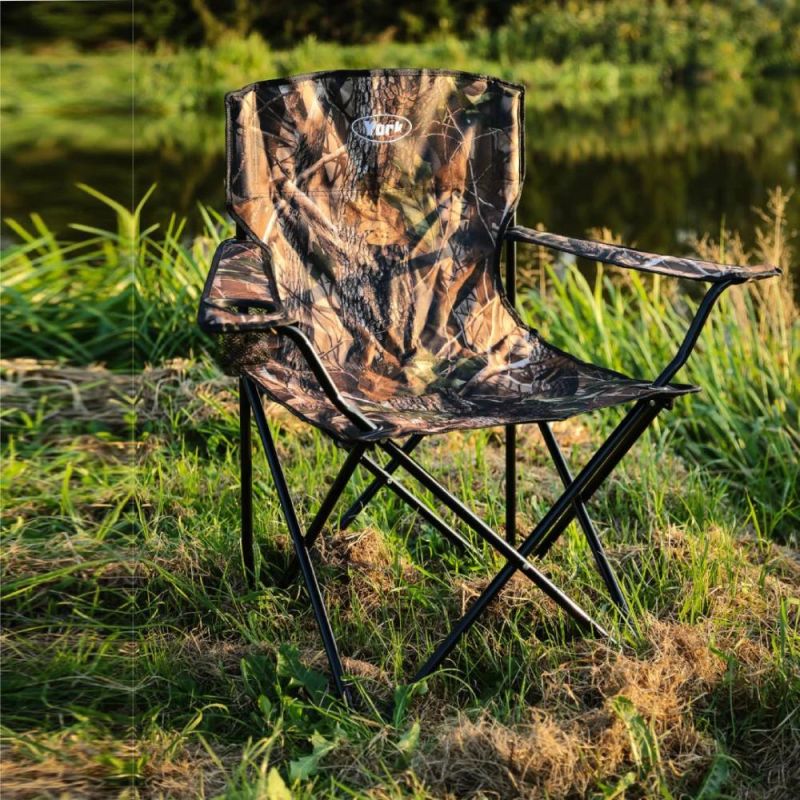 Saliekamais krēsls YORK KY07L kamuflāžas krāsā