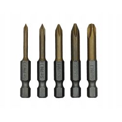 Uzgaļu komplekts 5 gab: PH00, PH0, PH1, PH2, PH3, 50mm, 1-4