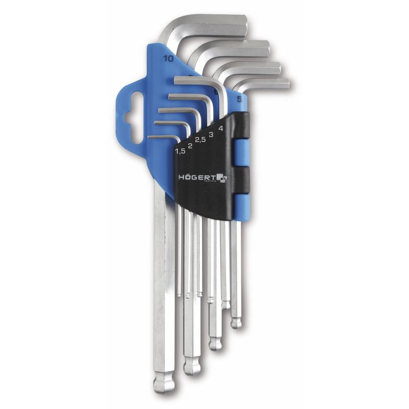 Atslēgu komplekts BALLPOINT, 9 gab.