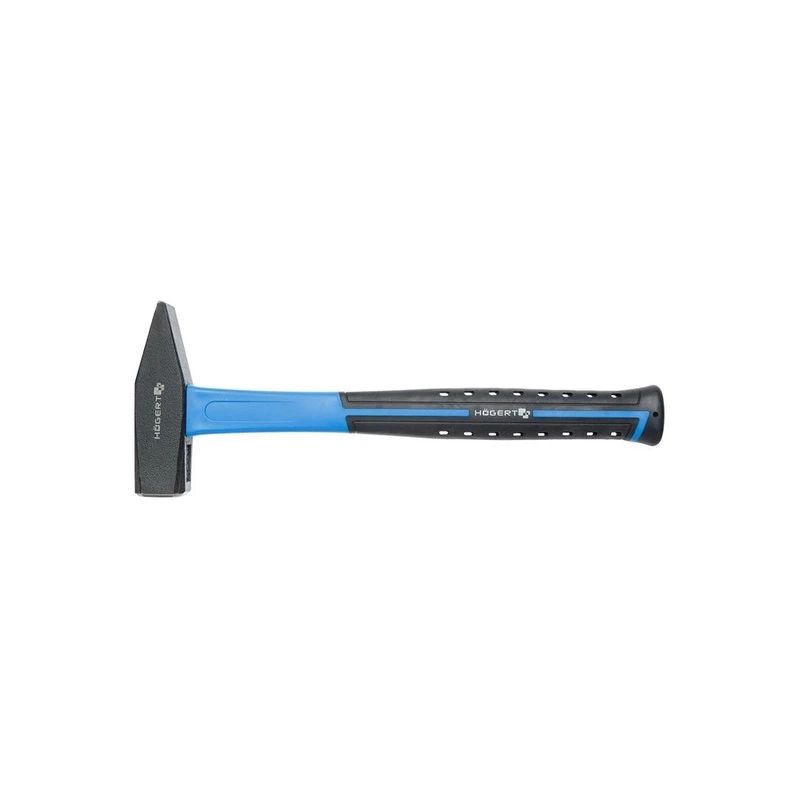 Machinist's hammer 800g, fibreglass handle, bimaterial