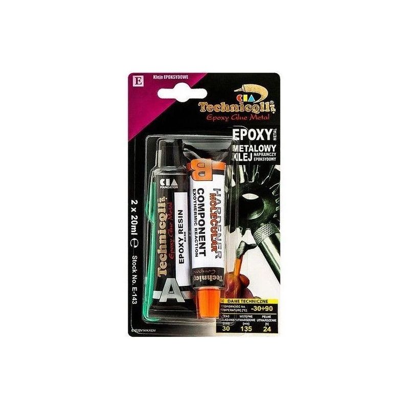 Epoksīdlīme metālam 2x20ml