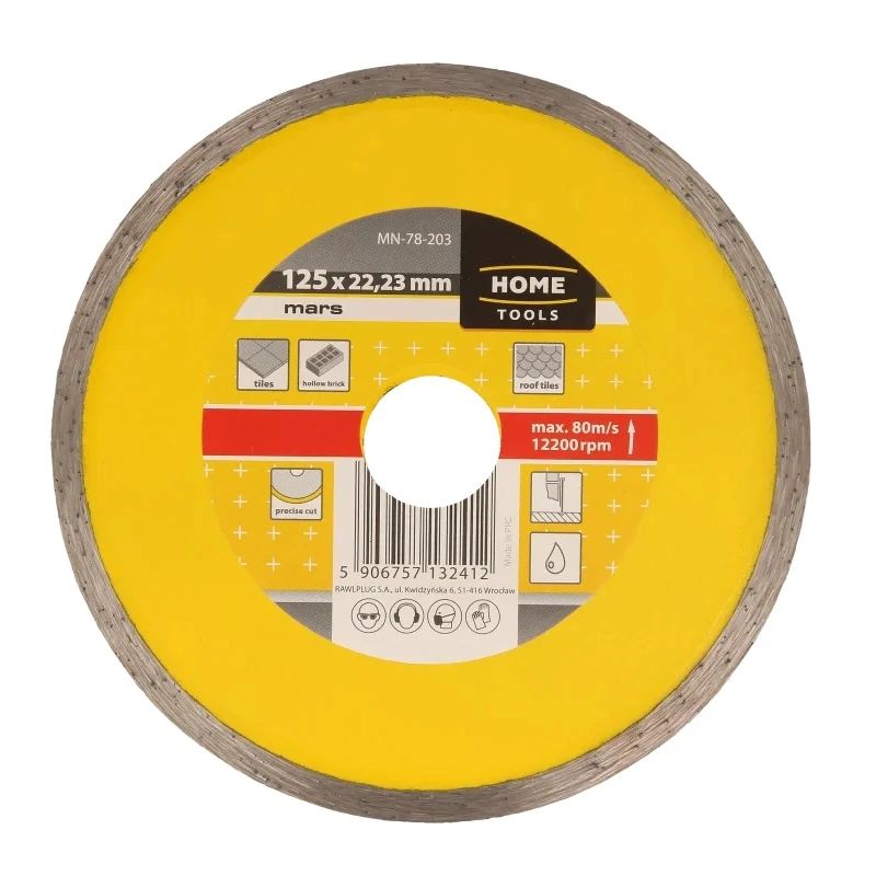 Dimanta griezējdisks MARS D125x22, flīzēm