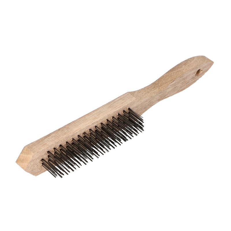 Rokas birste tērauda 4 rindas