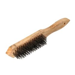 Rokas birste tērauda 6 rindas