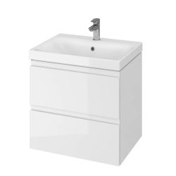 Set 977 moduo 60 white dsm ,cabinet+washbasin,