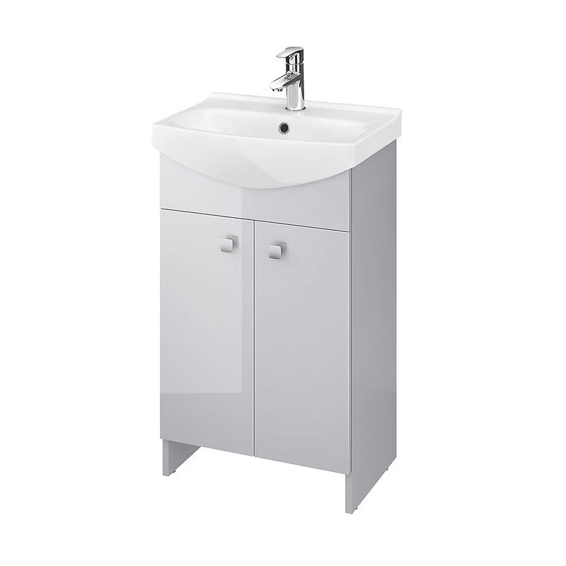 Vannas skapis RUBID ar izlietni Cersania 50 pelēks