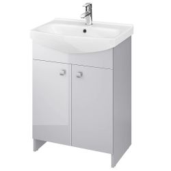 Vonios apatinė spintelė RUBID su kriaukli Cersania 60 pilka