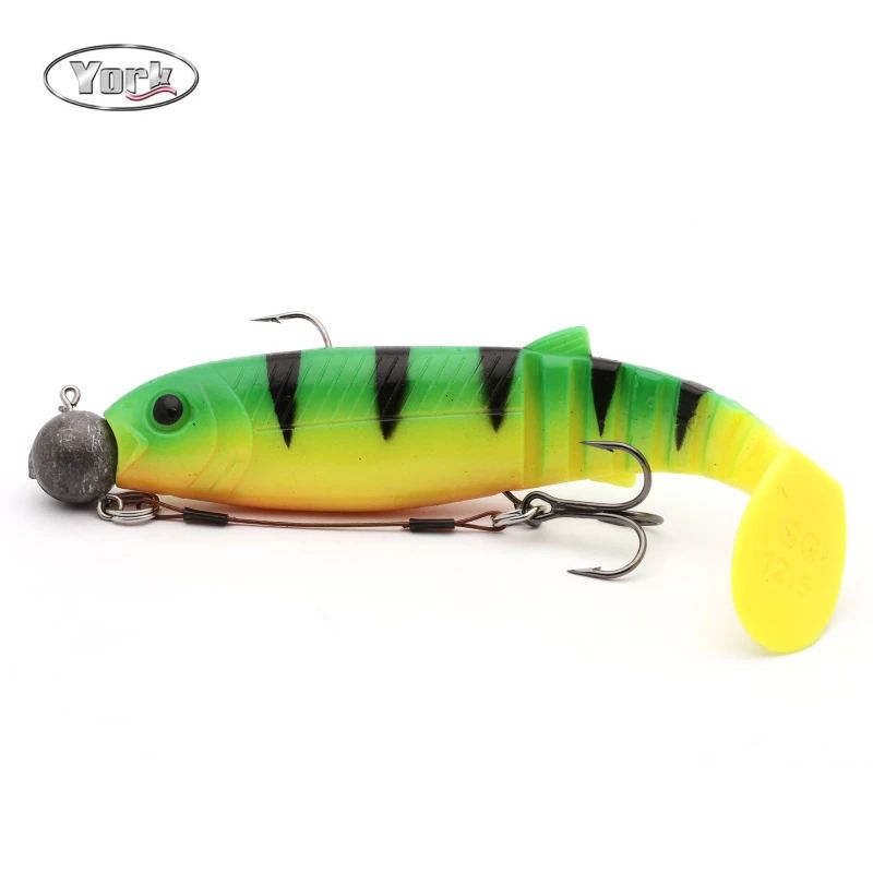 Džiga galvas āķis YORK YPGK305 ar papildu trijzari 15g.-3-0