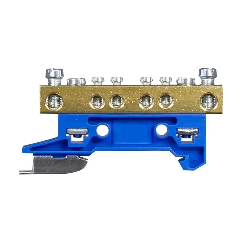 Zemējuma spaile Pawbol ZO-2106 DIN, 2x16-4x4 mm², zila krās.