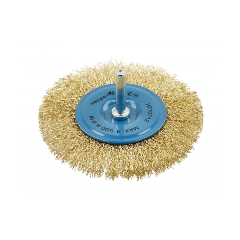 Diskveida birste ar turētāju 100 mm. Misiņa 0,3 mm
