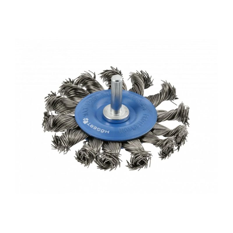 Diskveida birste ar turētāju 75 mm. Metāla 0,5 mm