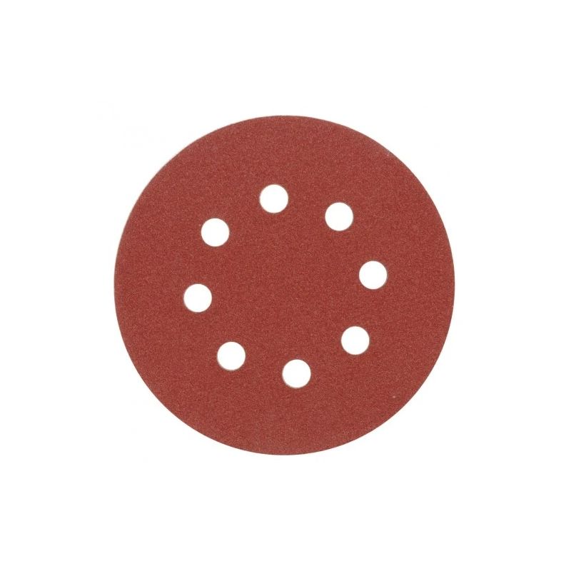 Slīpripu komplekts D125mm, G80, 5gb, ar caur.