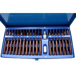 Uzgaļu HEX, TORX, SPLINE, komplekts 40 gab. S2 tērauds