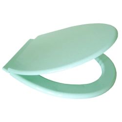WC seat cover 'Brzozka' green, polypropylene