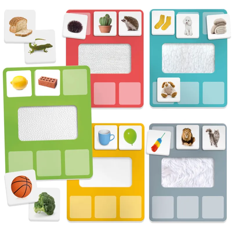 HEADU Montessori Izglītojoša spēle ´´Mana pirmā taktilā bibliotēka´´