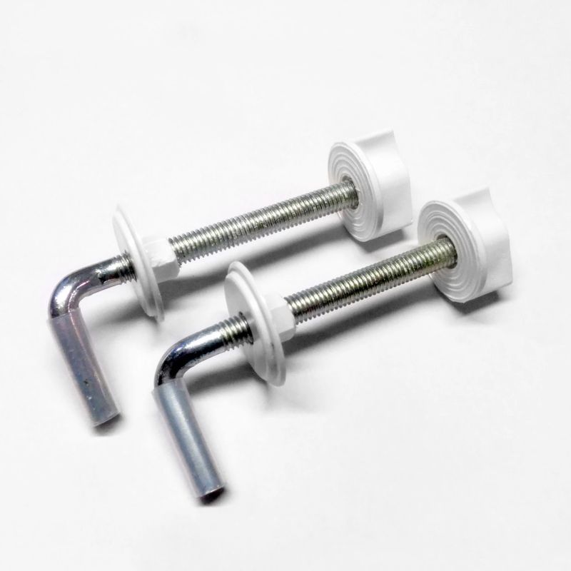 Stiprinājumi WC poda vākam 10 cm cinkoti