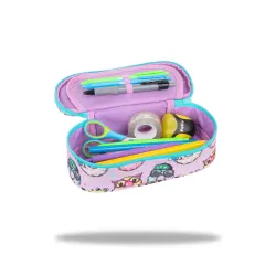 Penālis CoolPack Happy Donuts F062665, 20 cm x 13 cm, zila krās.-rozā krās.