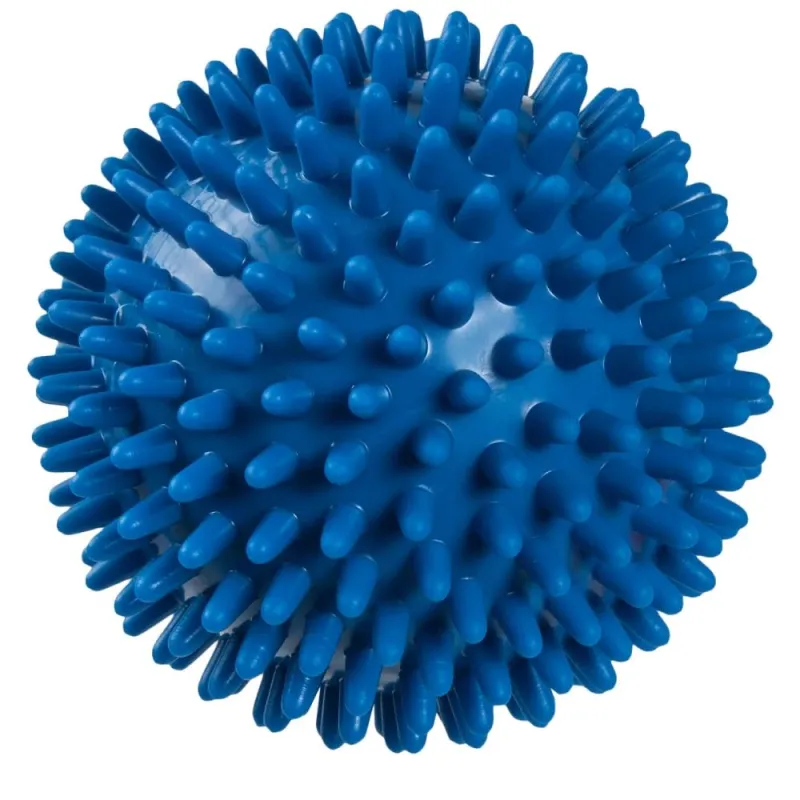 Rehabilitācijas bumba ar smailēm 9cm zila