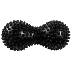 Rehabilitācijas bumba gara ar tapas 17x8cm melna