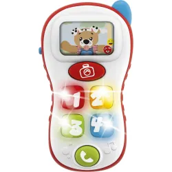 CHICCO mazuļu telefons ,latviešu-angļu valodā,