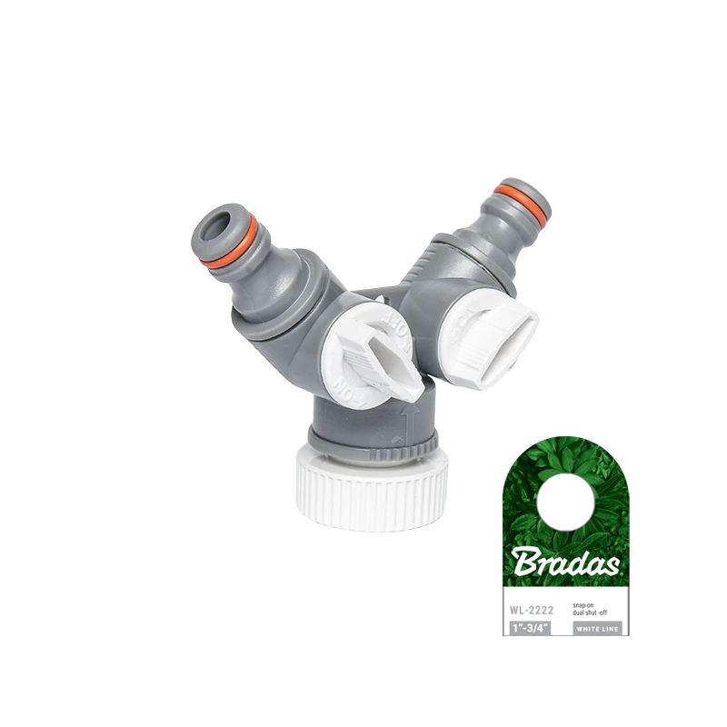 Trīsdaļīgs konektors WHITE LINE ar ventīļiem 1-3-4 F