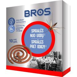Odu atbaidīšanas spirāle Bros, 100 g, 10 gab.