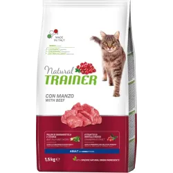 NT CAT ADULT BEEF 1.5KG - полноценный сухой корм с говядиной для взрослых кошек