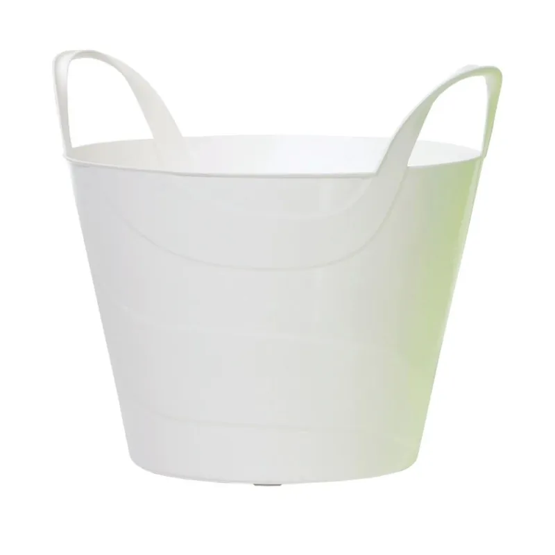 Veļas kaste Keden, 45 l, balta krās., 48.2 cm x 48.2 cm