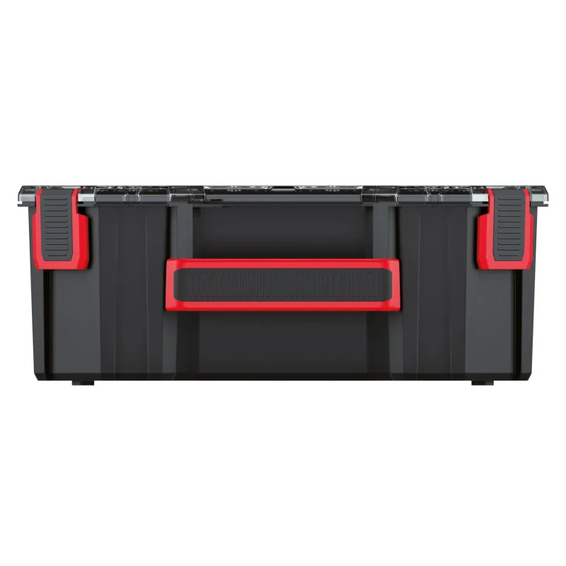 Instrumentu kaste, 28.4 cm x 24.3 cm x 10.5 cm, melna krās.