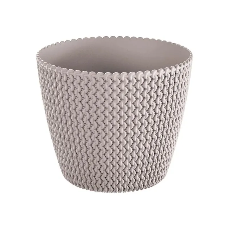 Puķu pods Prosperplast Splofy DSP260, plastmasa, brūna krās.