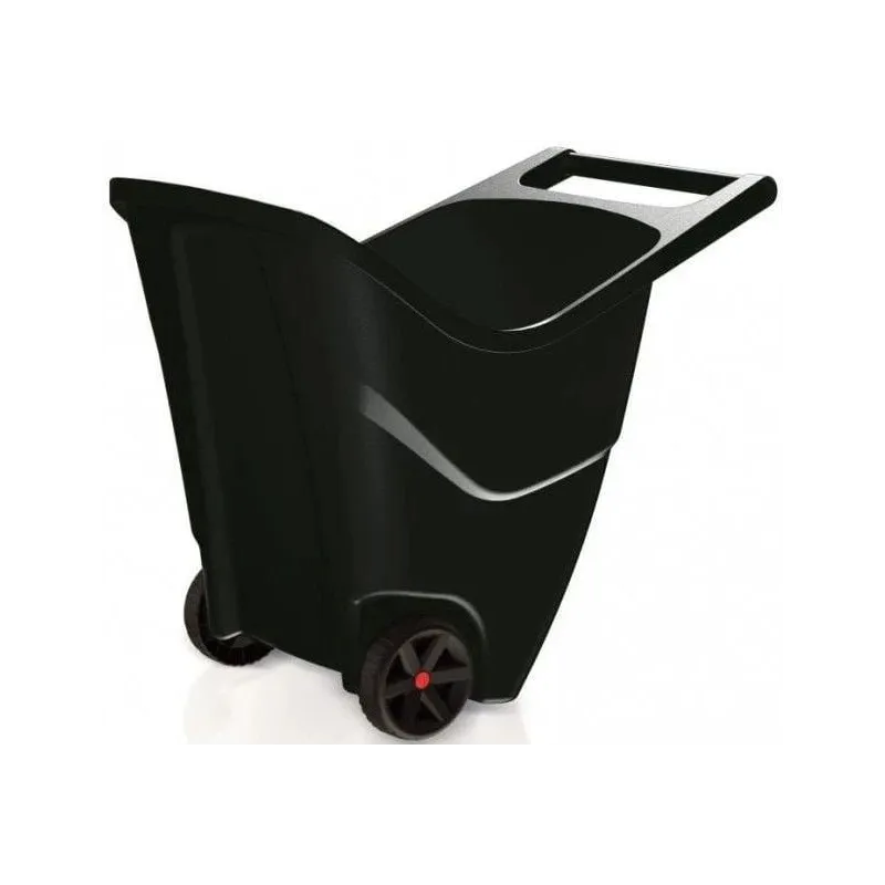 Dārza ratiņi Prosperplast Load & Go II, plastmasa, melna krās., 85 l