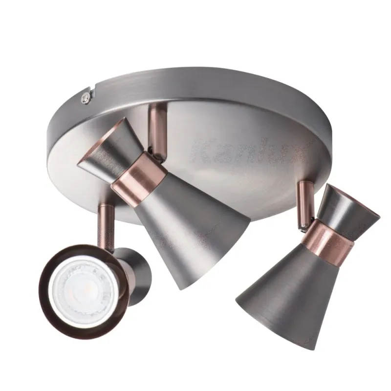 Lampa griesti Kanlux Mileno, GU10, 3 x 10 W