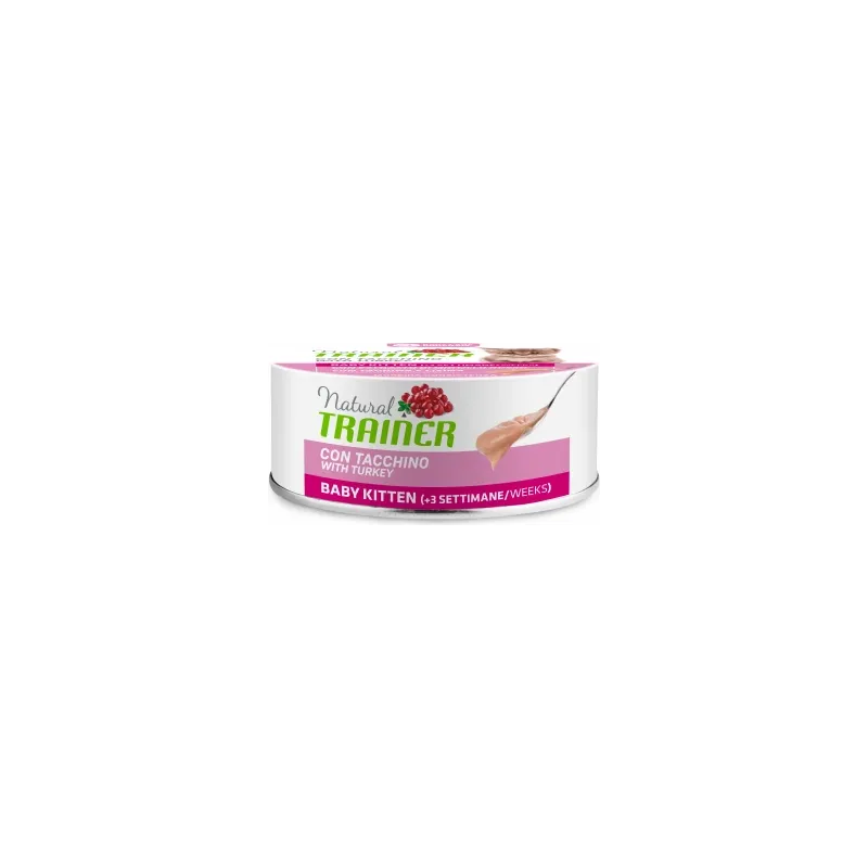 NT CAT BABY KITTEN TURKEY 80 G - Pilnvertīga konservēta barība ar tītaru kaķēniem no 3. nedēļu vecuma.